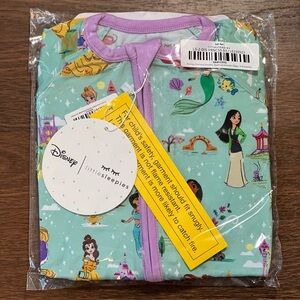 Disney Princess Dreams Limited Edition Little Sleepies bamboo Zippy 3-6m